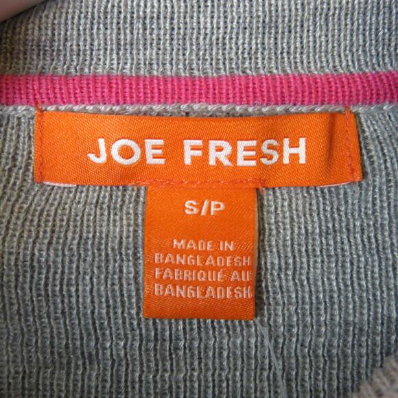 Joe Fresh Gray Pink Stripe Turtleneck NWT - Women's Small - Picture 3 of 7